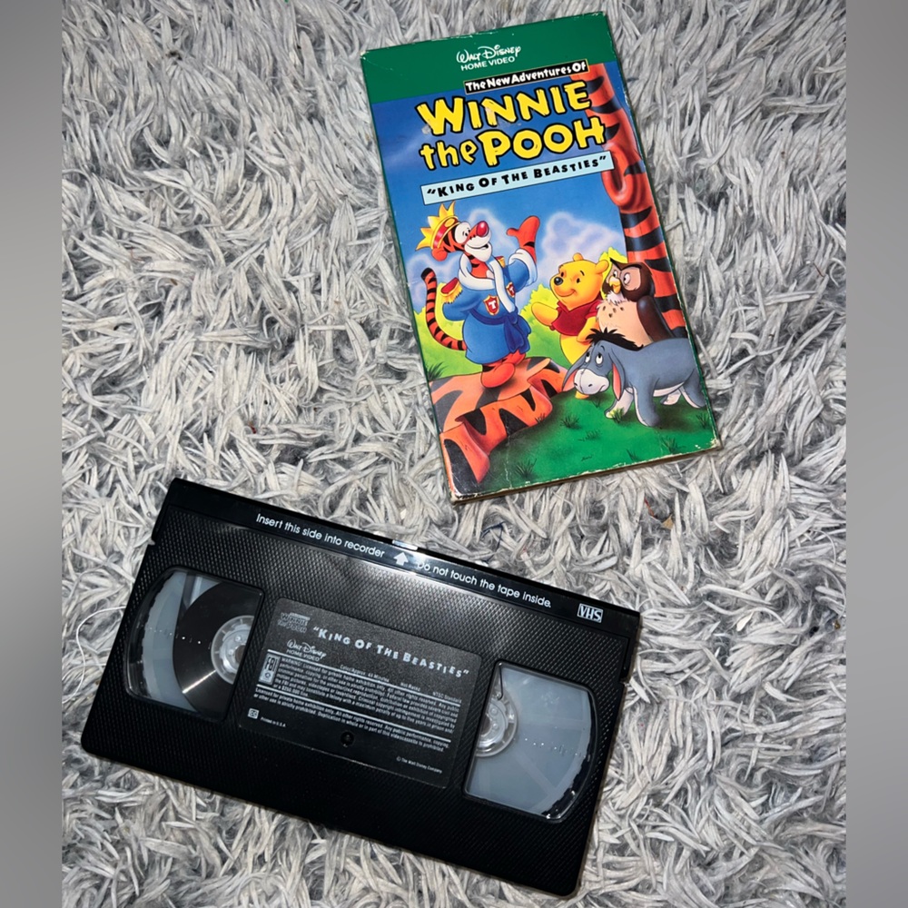 Winnie the Pooh VHS Tape/Room decor